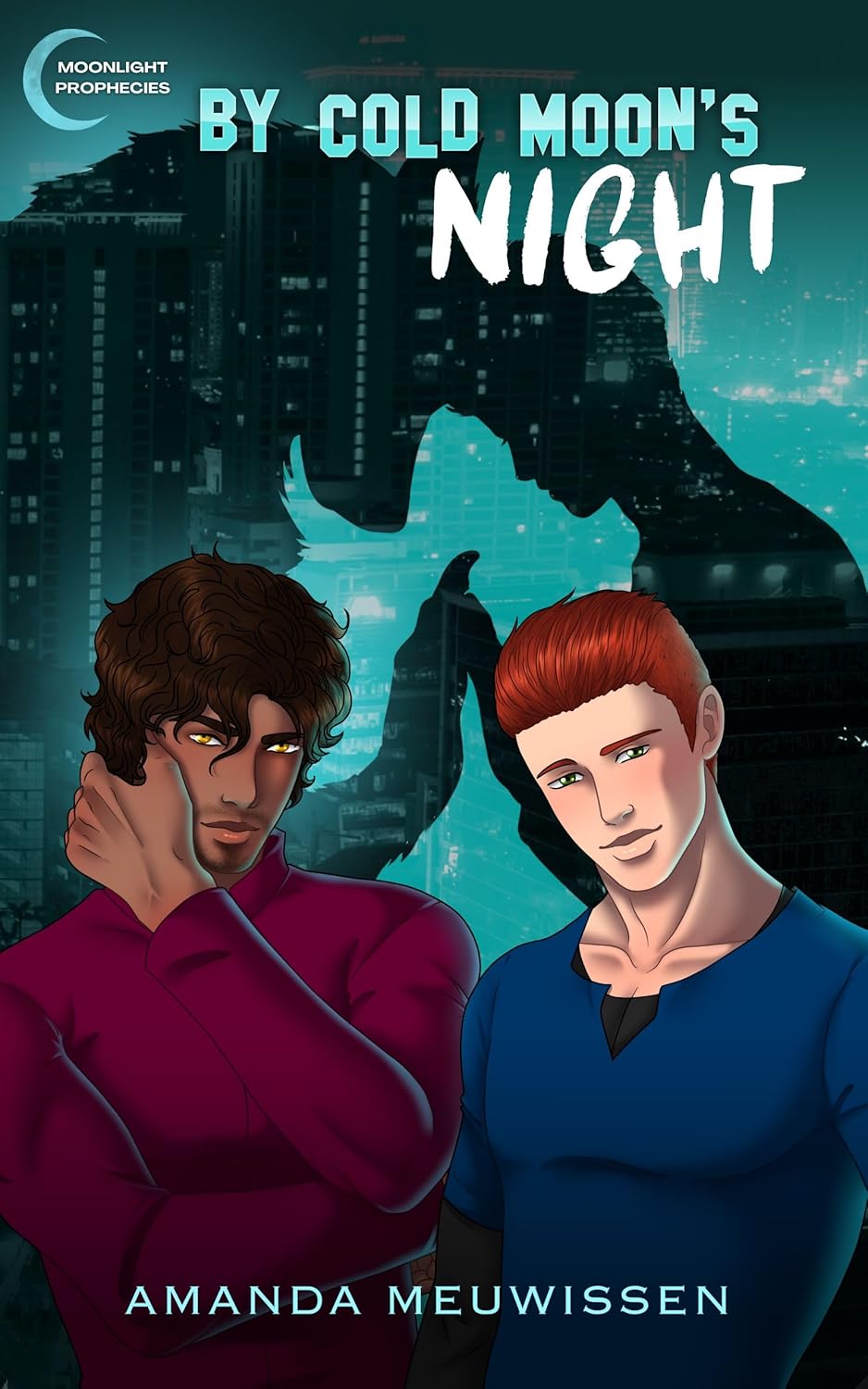 By Cold Moon's Night (Moonlight Prophecies Book 4) Illustrated Cover