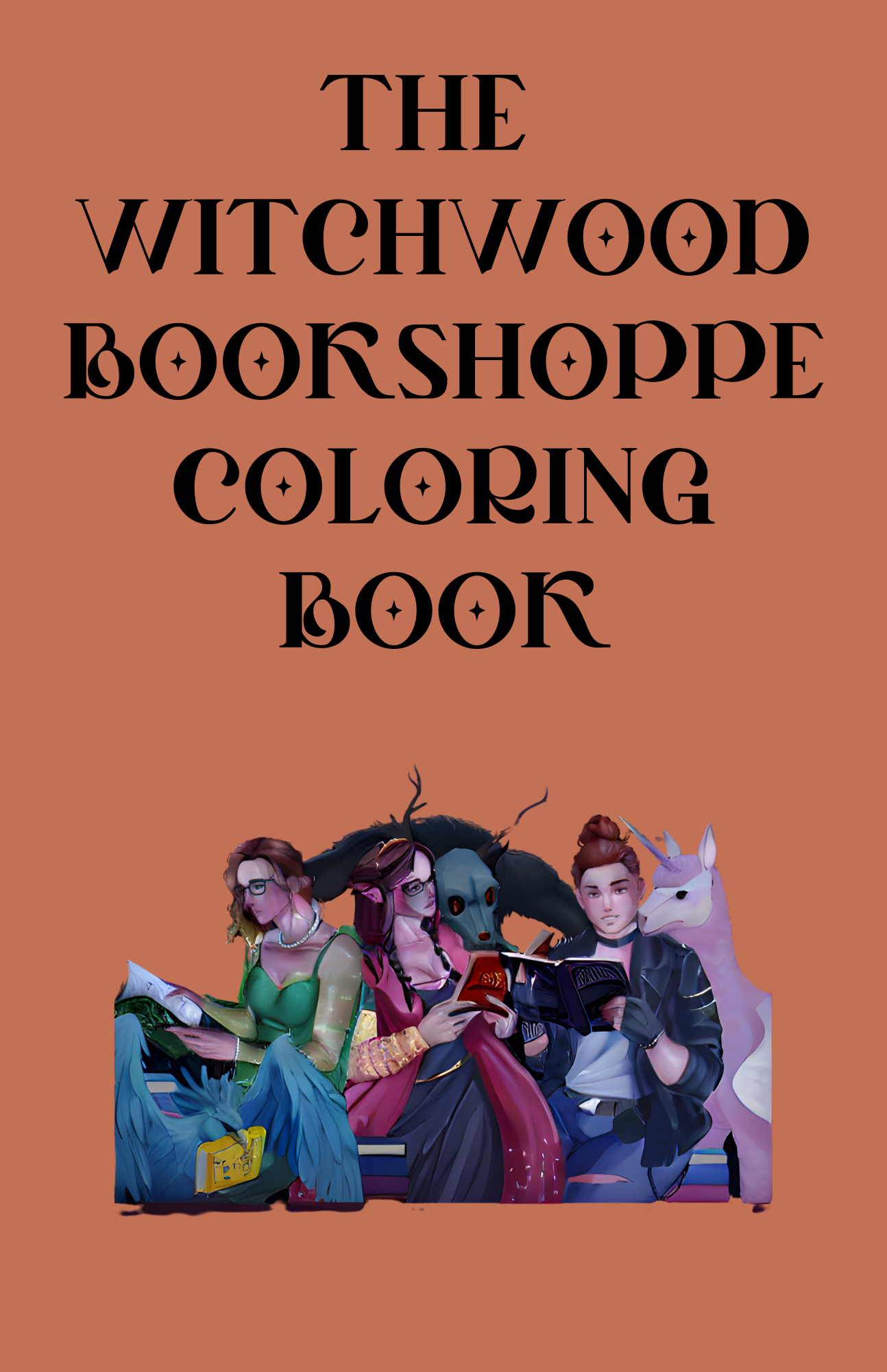 Witchwood Coloring Book + Recycled Crayons