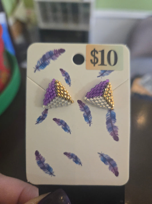 Purple Mini Studs