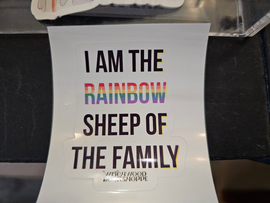 I am the RAINBOW sheep of the Family- 2 in
