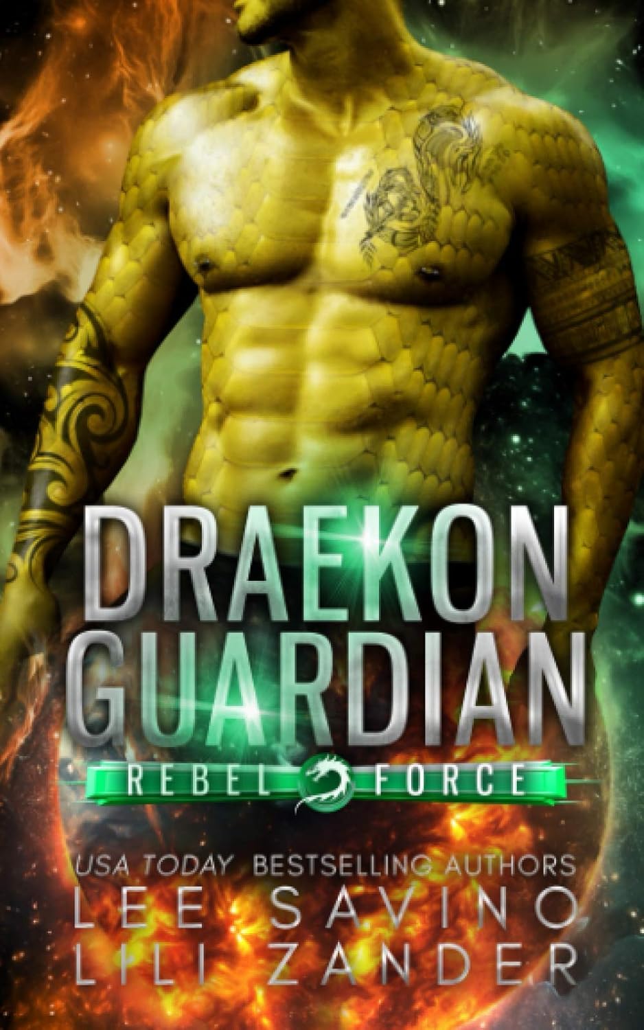 Draekon Guardian: A SciFi Dragon Shifter Romance (Rebel Force #5)